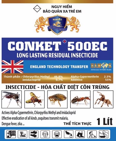 [HCM]Hóa chất diệt côn trùng Conket 500EC 1 Lít