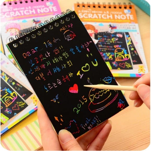Sổ Scratch Note-Sổ Than Ma Thuật Ghi Chép A6