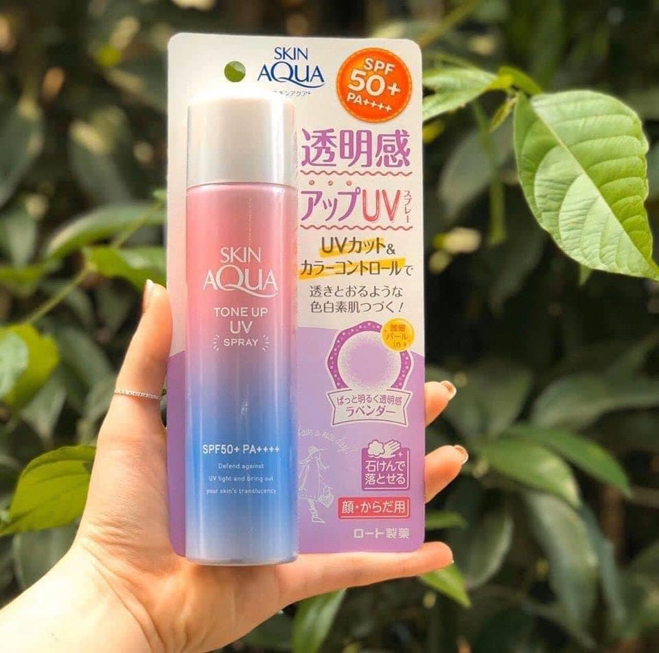 Xịt chống nắng Skin Aqua Nhật Bản