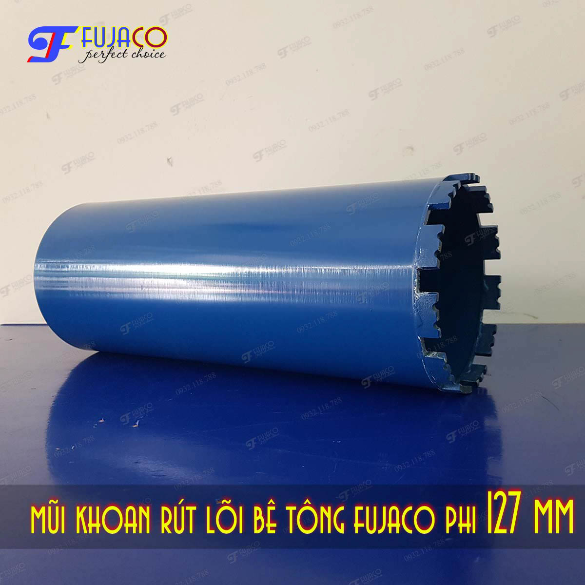 [HCM]Mũi khoan rút lõi bê tông phi 127 mm - FUJACO