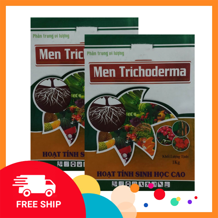 [HCM]Phân bón Men Trichoderma - Nấm vi sinh Trichoderma (Combo 3 bao mỗi bao 1 kg). Cung cấp chủng vi sinh vật có lợi  cung cấp trung vi lượng cho cây trồng. Cải tạo rễ ức chế nấm bệnh cải tạo mùn. Ủ rác thải. thành phân hữu cơ
