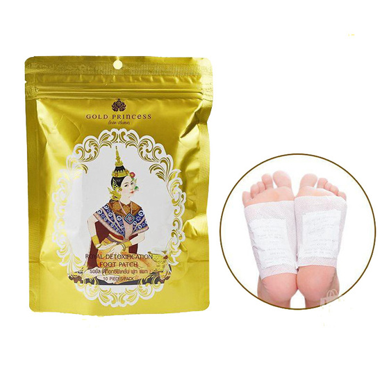 Combo 10 miếng dán thải độc chân Lanna Foot Patch Thái Lan