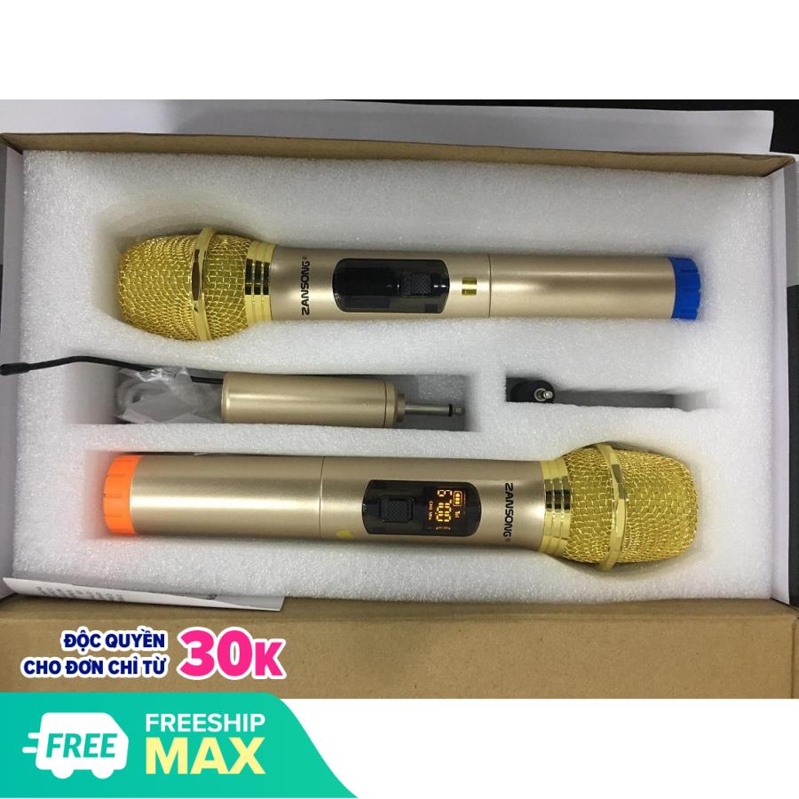 Micro không dây zansong s28 bộ 2 cái