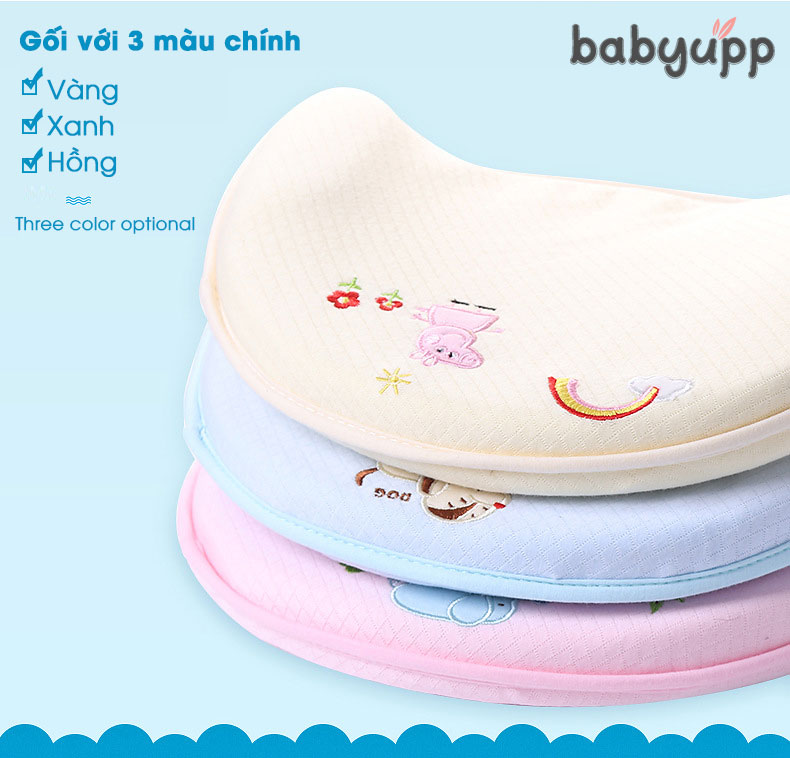 Gối cao su non cho bé