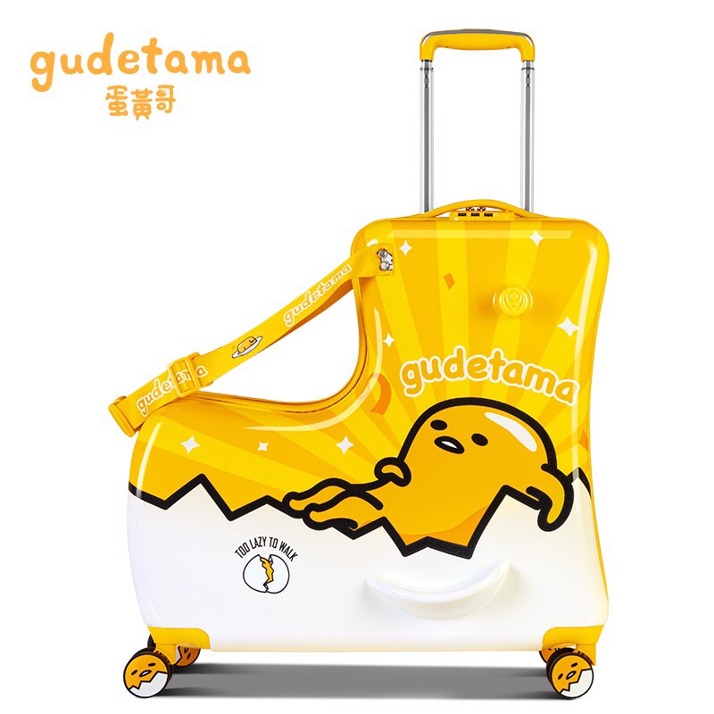 [HCM]Vali B.Duck kiêm ghế ngồi cho bé (Trứng vỡ Version) | Size 20