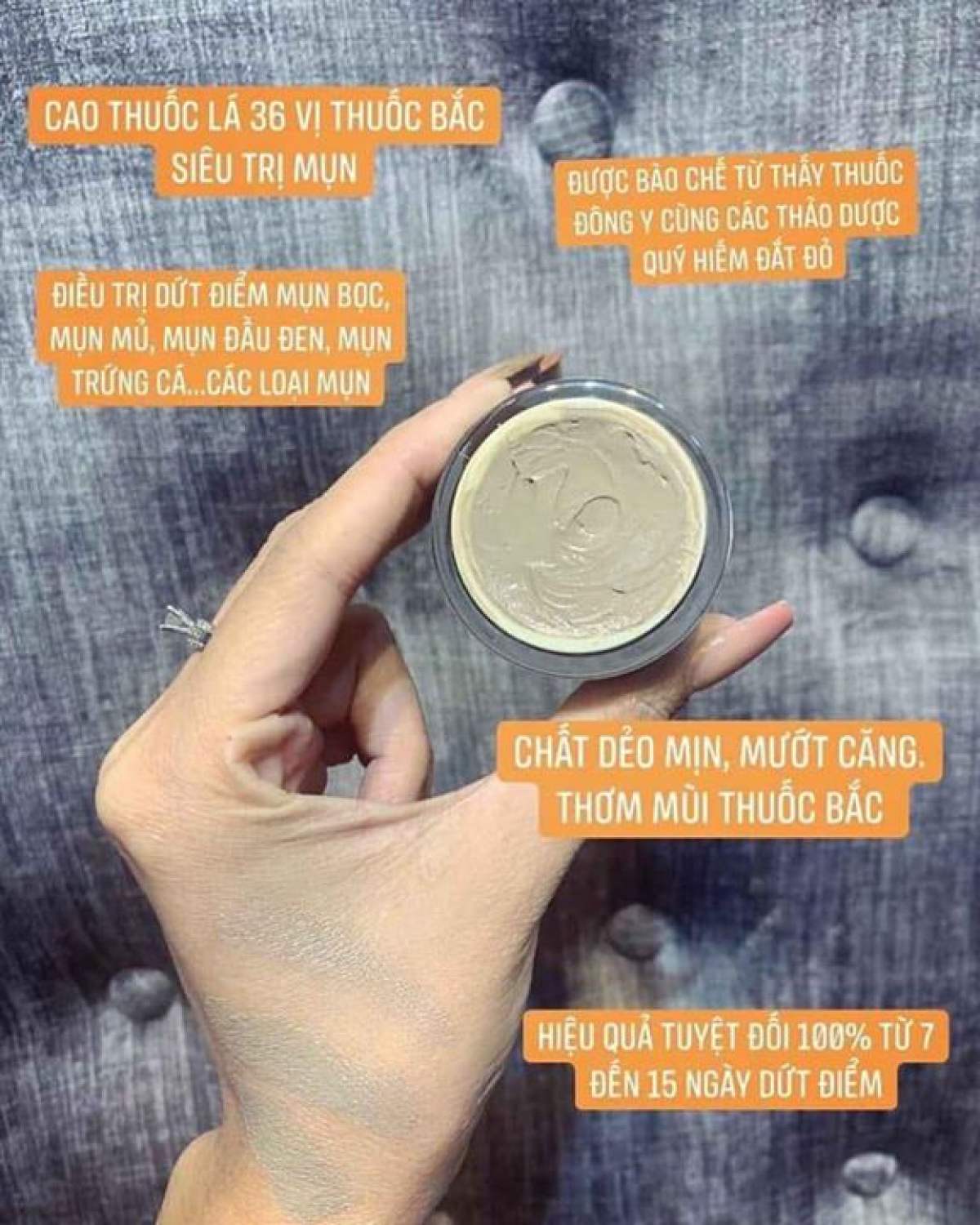 [HCM] Cao Mụn Sâm Đỏ 36 Vị - Sạch Mụn Mờ Thâm hộp 15gr
