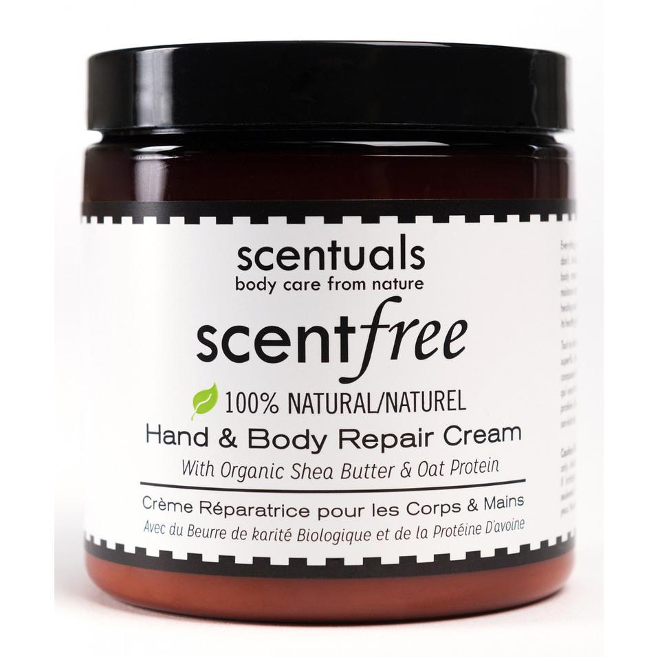 Kem Dưỡng Da Toàn Thân Không Mùi Scentuals Scentfree Hand & Body Repair Cream 250ml