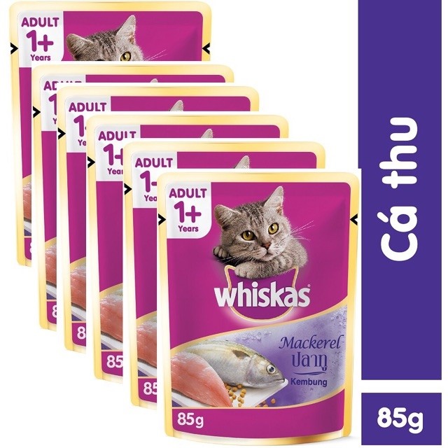 Pate whiskas nhập khẩu thái lan gói 85g