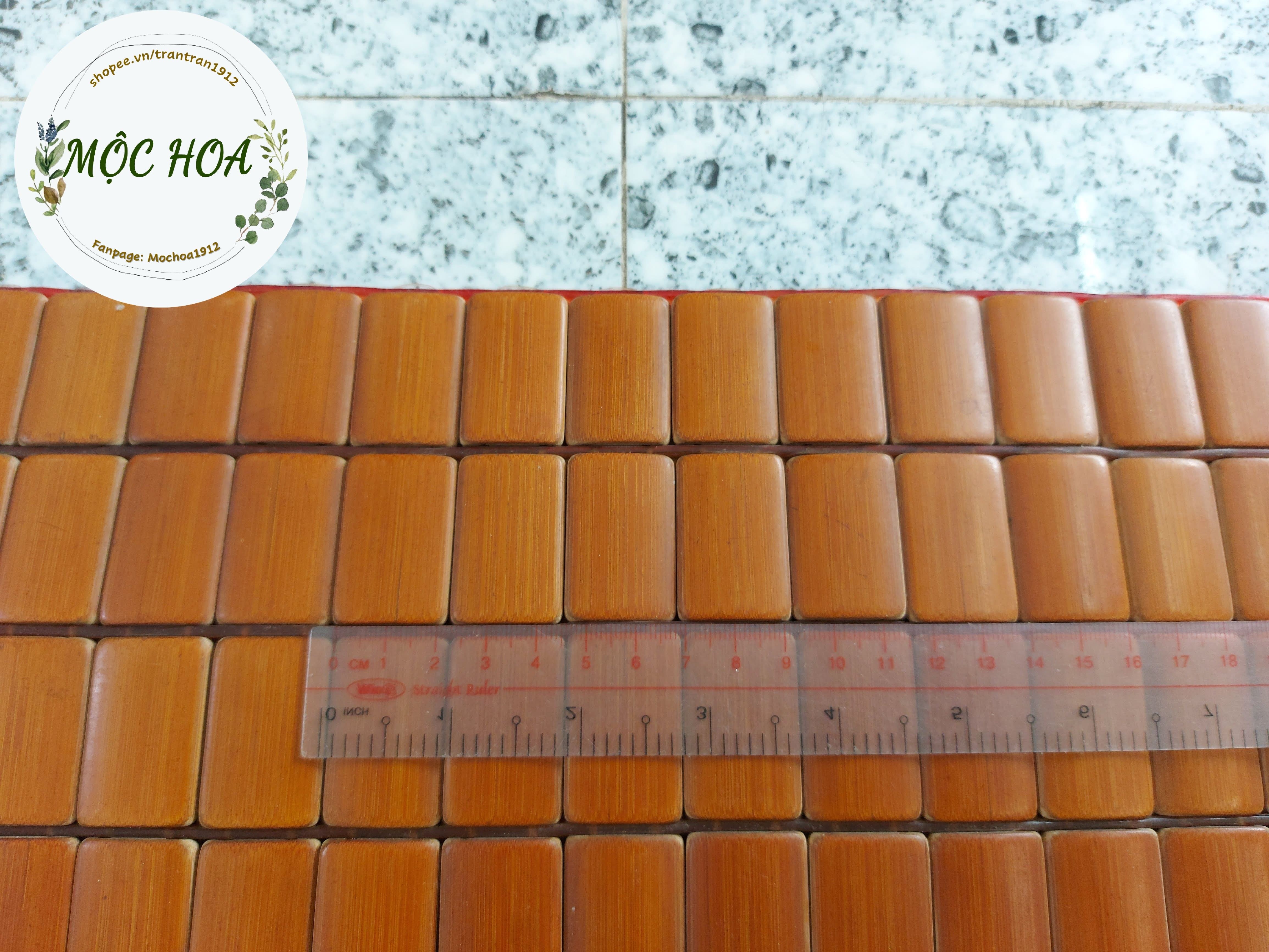 CHIẾU TRE HẠT CỰC LỚN 1M5 x 1M85 ĐAN THỦ CÔNG