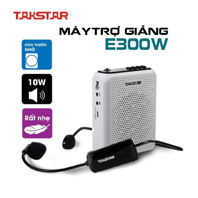 Máy trợ giảng Takstar E300W  không dây sử dụng sóng cao cấp UHF, bluetooth, ghi âm, công suất lớn/ loa trợ giảng không dây