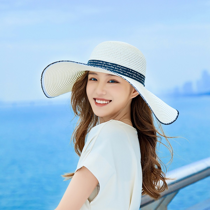 Mũ Nữ Rộng Vành Thắt Nơ Siêu Xinh