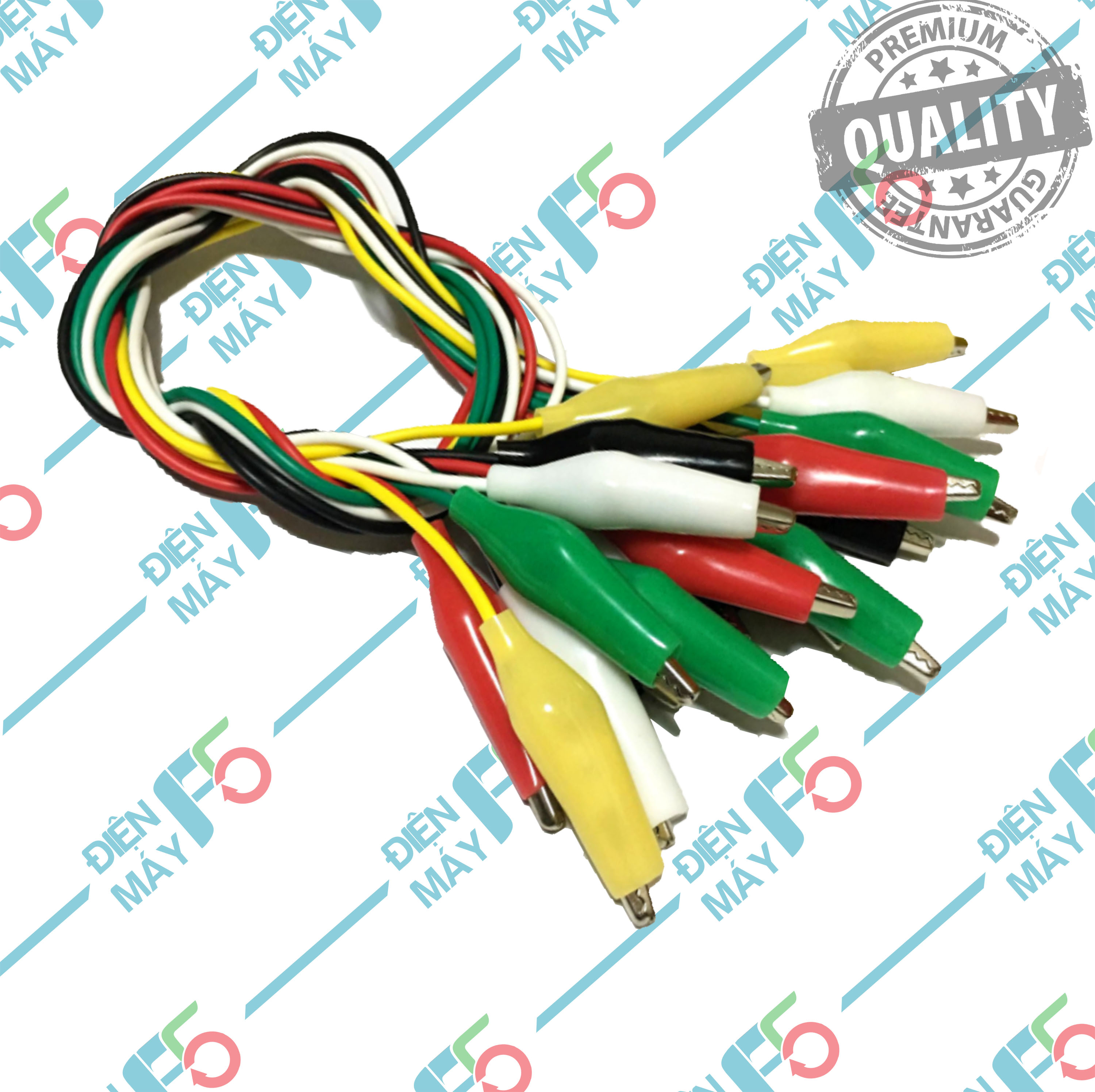 DMF5 Bộ dây kẹp cá sấu nhiều màu