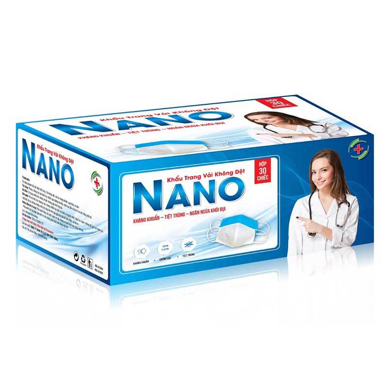 Khẩu Trang Kháng Khuẩn Vải Nano - Ngăn Bụi - Kháng Khuẩn - Vải Mềm Mịn - Không Gây Kích Ứng Da