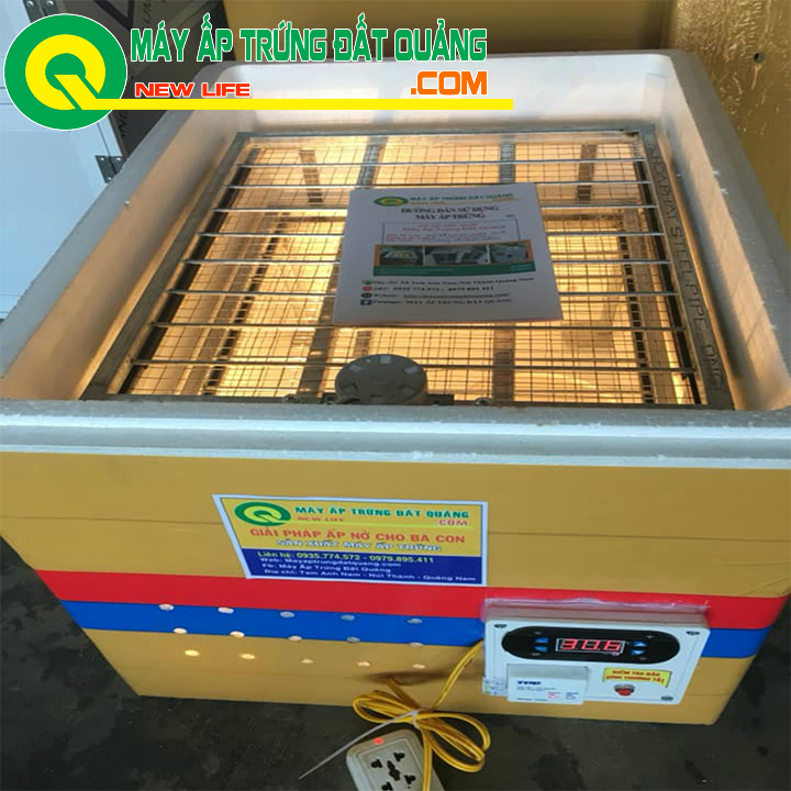 MÁY ẤP TRỨNG 108 trứng đảo tự động