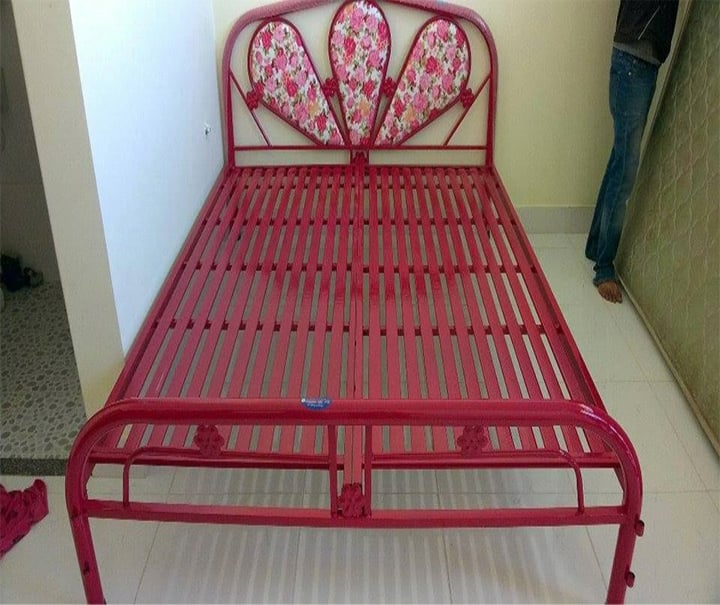 Giường  sắt ngang 0,8M dài 2M – GS01