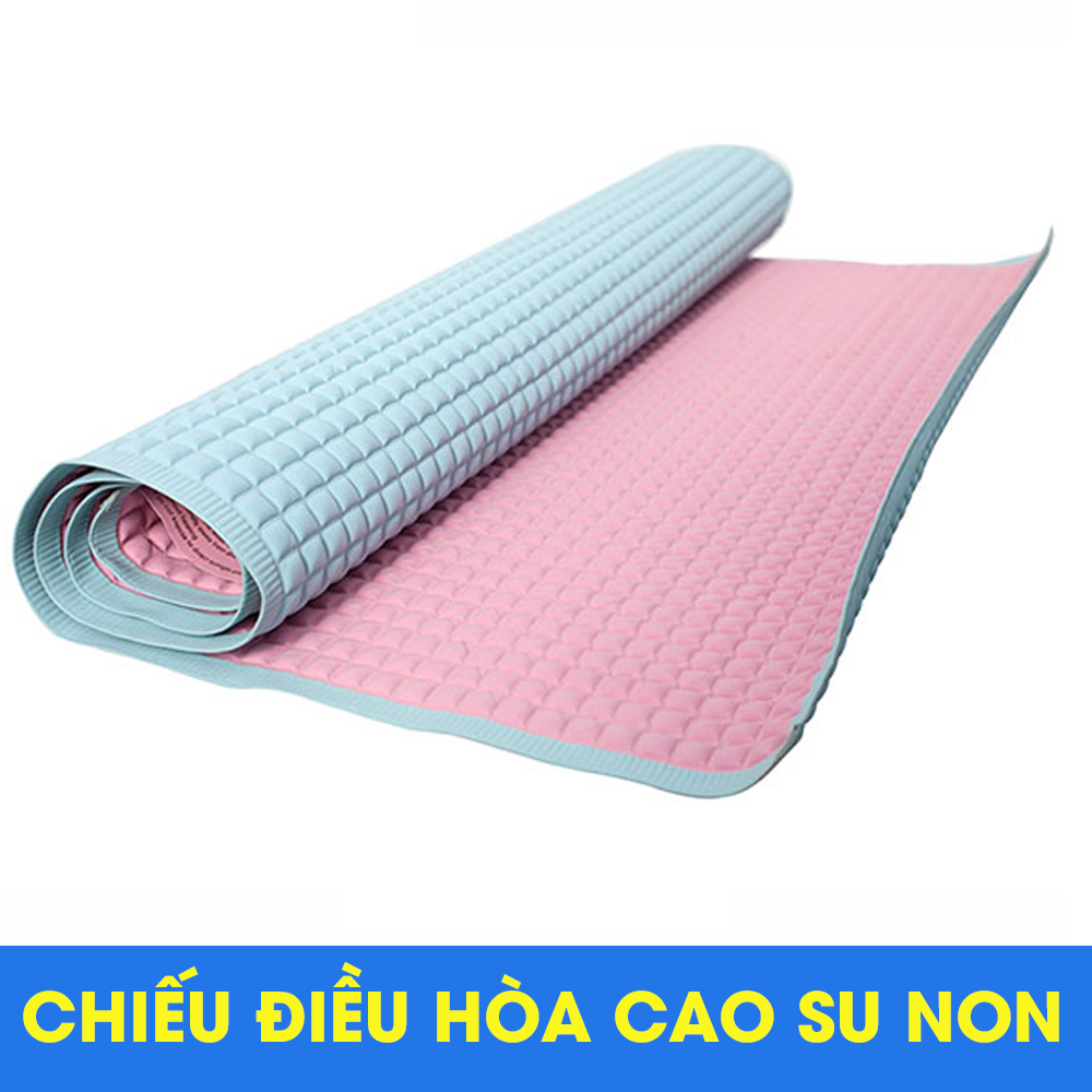 Chiếu cao su non, chiếu điều hòa cao su non chống nóng mùa hè cho bé yêu (kích thước 60x90cm)