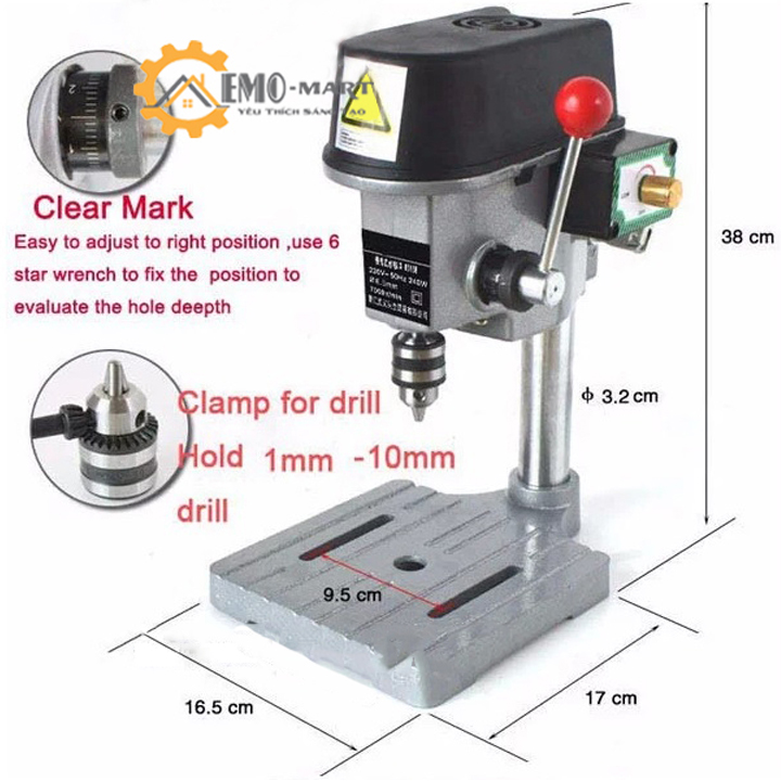[FreeshipMAX] Máy khoan bàn mini 150W
