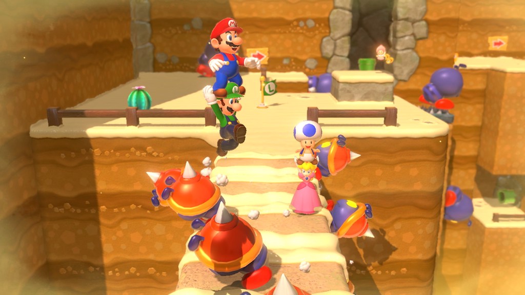 Đĩa game Switch - Super Mario 3D World + Bowsers Fury