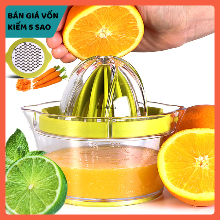 Dụng cụ vắt cam - Dụng cụ ép cam tiện dụng Thao tác nhanh gọn tại nhà - Máy ép vắt cam chanh