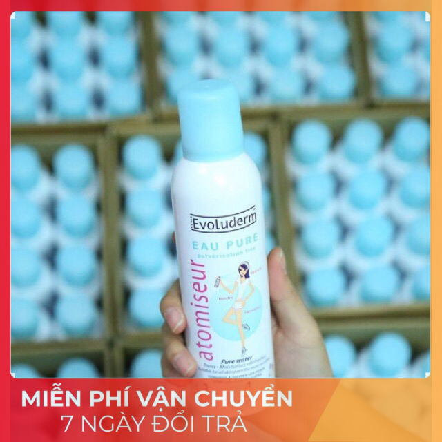 [HCM]Xịt khoáng cấp ẩm làm dịu da Evoluderm 150ml