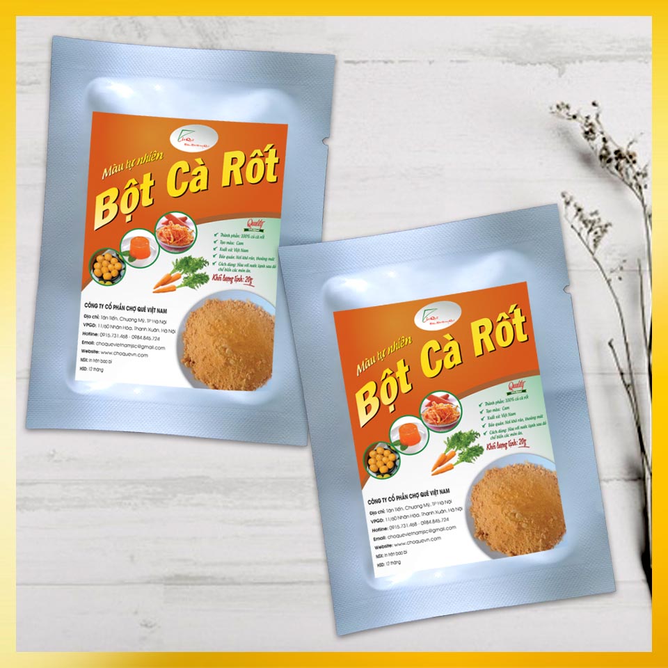 Bột Cà Rốt Gói 20g
