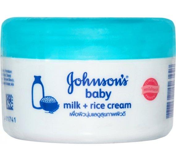 Kem dưỡng da Johnson Baby Tinh chất sữa và gạo hũ 50g
