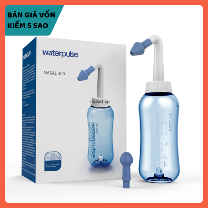 [HCM]Bình rửa mũi water plus giúp làm sạch khoang mũi loại bỏ bụi bẩn phấn hoa - Dụng cụ vệ sinh mũi - Dụng cụ làm sạch khoang mũi - Làm sạch mũi [GIÁ VỐN]