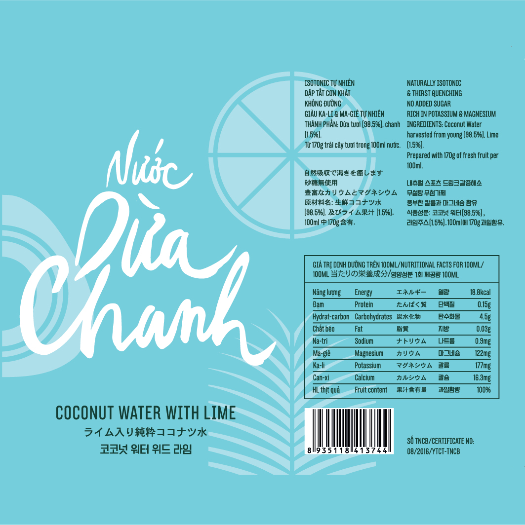 [HCM]Nước Ép Trái Cây Le Fruit – Dừa Chanh 1L