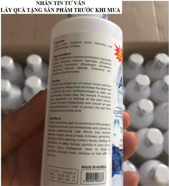 Nước ngâm lens Aqua chai lớn 360ml