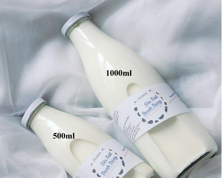 Chai Thủy Tinh 1000ml nắp Thiết