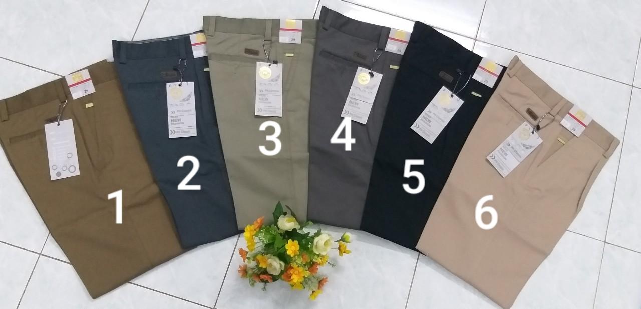 Quần kaki trung niên xếp ly
