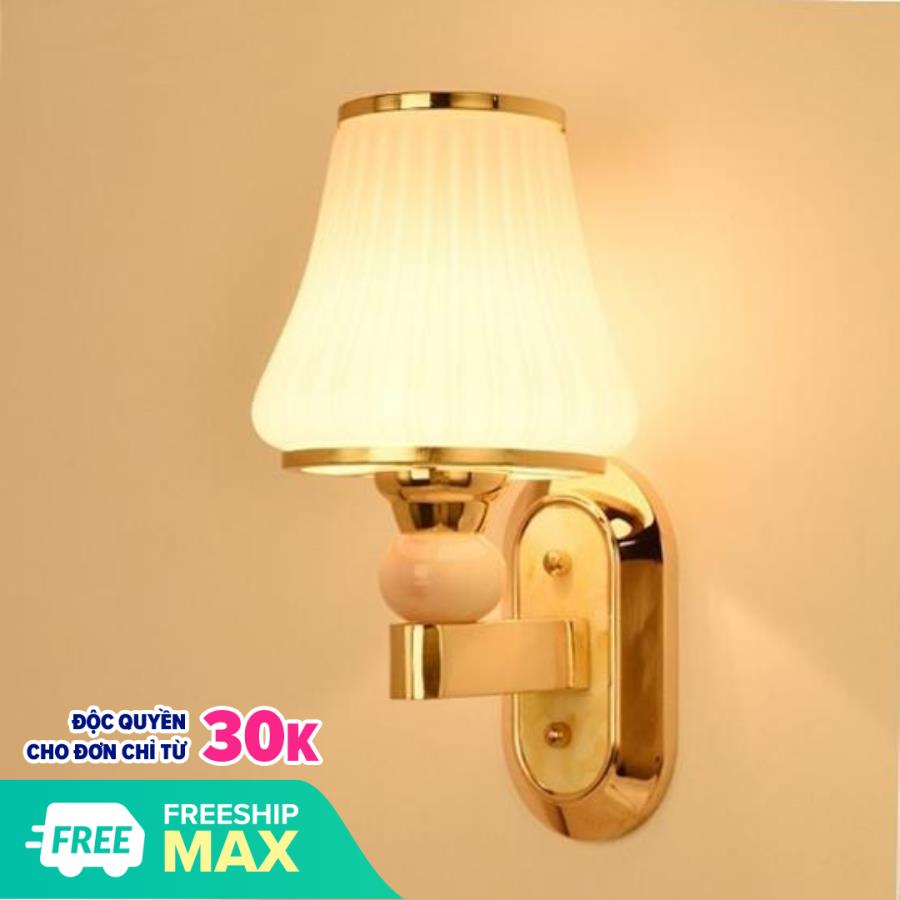 ĐÈN TƯỜNG TRANG TRÍ PHÒNG KHÁCH PHÒNG NGỦ CẦU THANG TẶNG KÈM BÓNG LED. KÍCH THƯỚC:D150 x H300 x W160mm