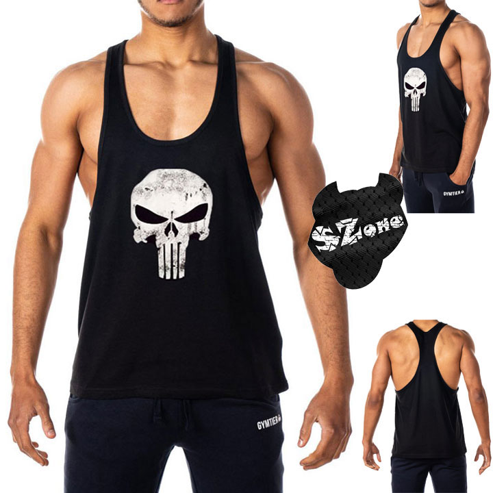 Áo ba lỗ tập gym nam - Áo tập gym stringer nam - Áo tank top tập gym - Áo hai dây tập gym nam - Áo motivation nam SA475