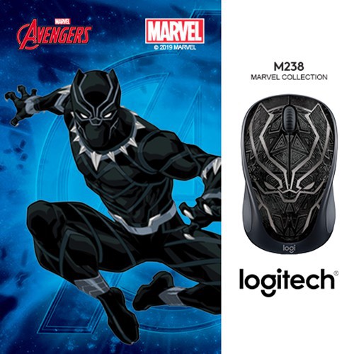 Chuột không dây Logitech M238 - Marvel Collection
