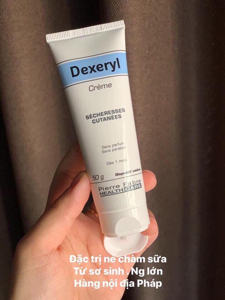 Kem dưỡng da giữ ẩm chống nẻ chàm Dexeryl Pháp 50gr