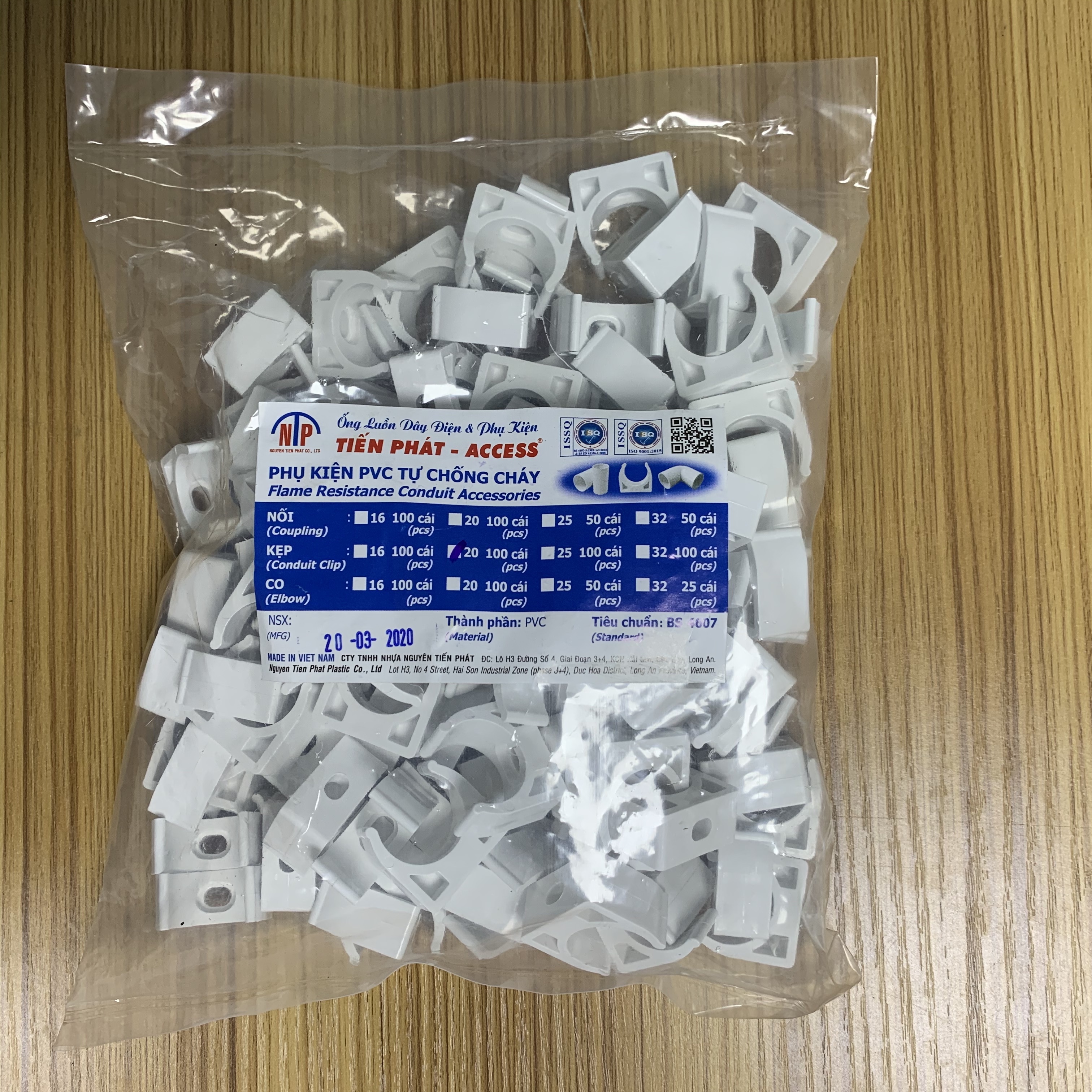 [HCM]Kẹp đỡ ống điện  ⌀20 - 100 Cái / Bịch