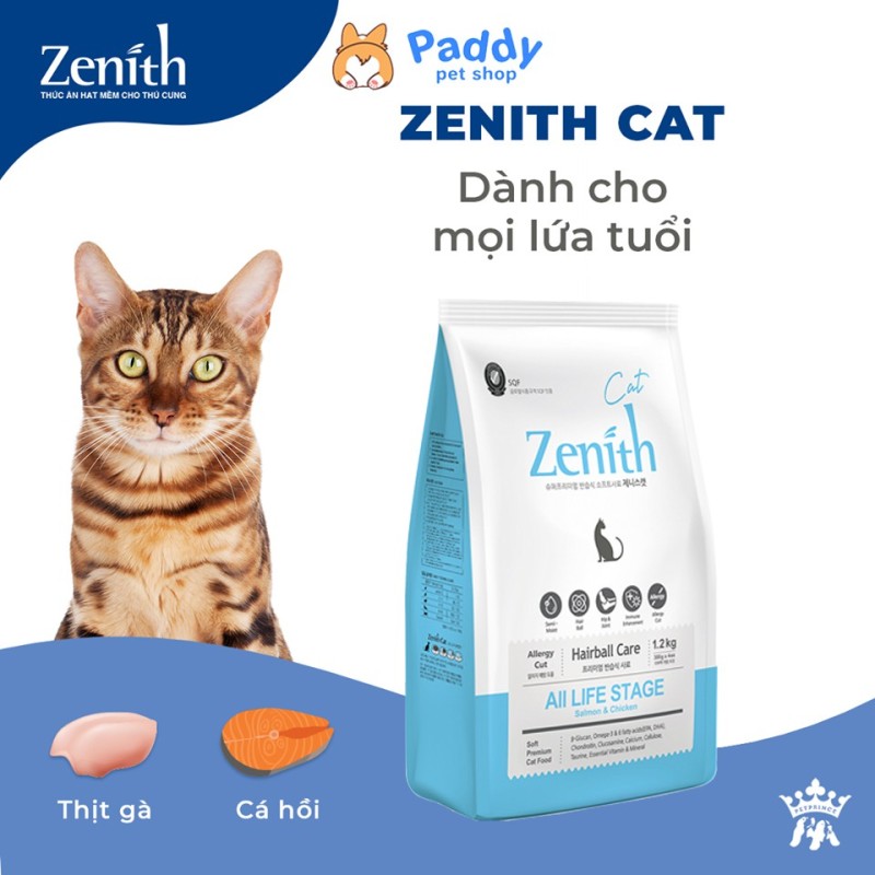 Zenith Thức ăn hạt mềm cho mèo Hairball - 300g