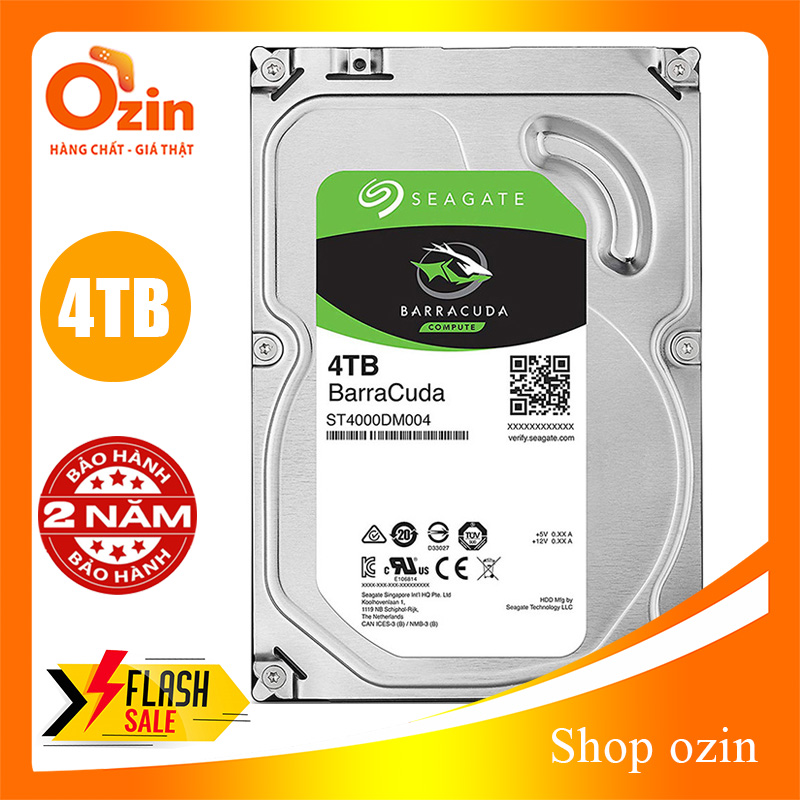 Ổ cứng HDD máy tính Seagate barracuda 4TB - BR4T