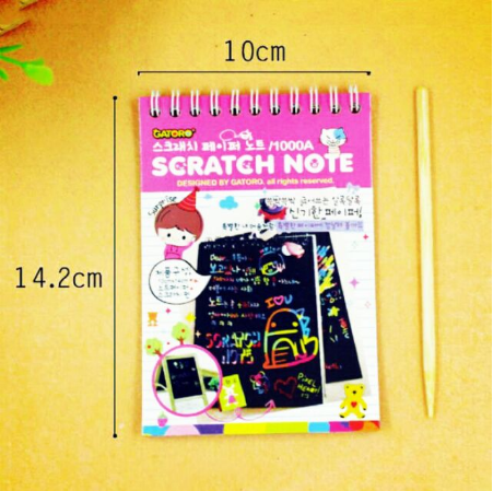 Sổ Scratch Note-Sổ Than Ma Thuật Ghi Chép A6