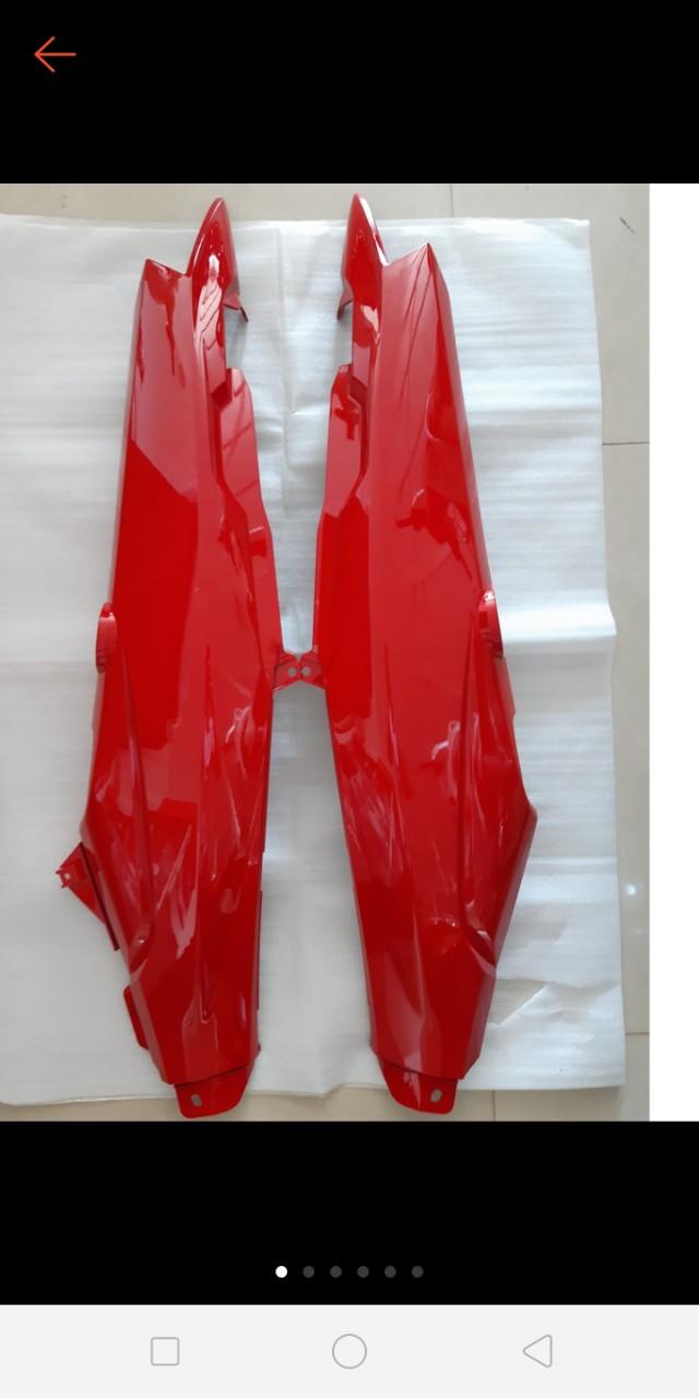 CẶP ỐP SƯỜN CHO XE SIRIUS  MÀU ĐỎ