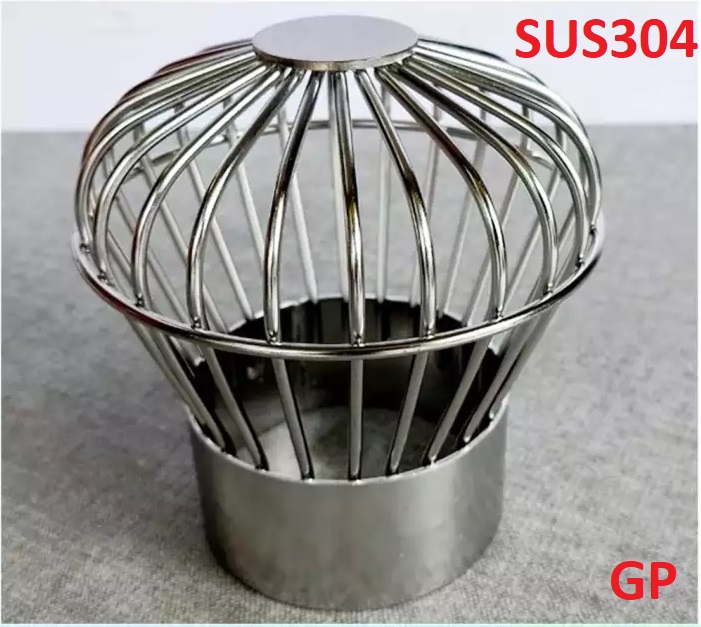 Cầu chắn rác sân thượng cao cấp inox 304 phi 60, 76, 90, 114 loại dày 3ly