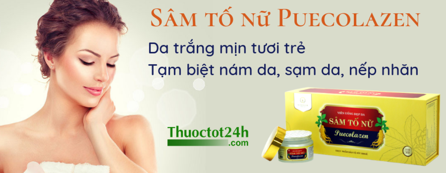Sâm Tố Nữ Puecolazen - Viên uống đẹp da