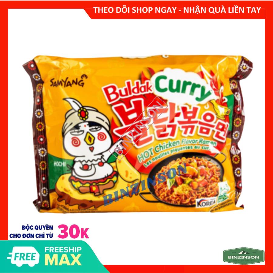[HCM]Mì gà cay cà ri Samyang Hàn Quốc 140g Loại Ngon - BINZINSON