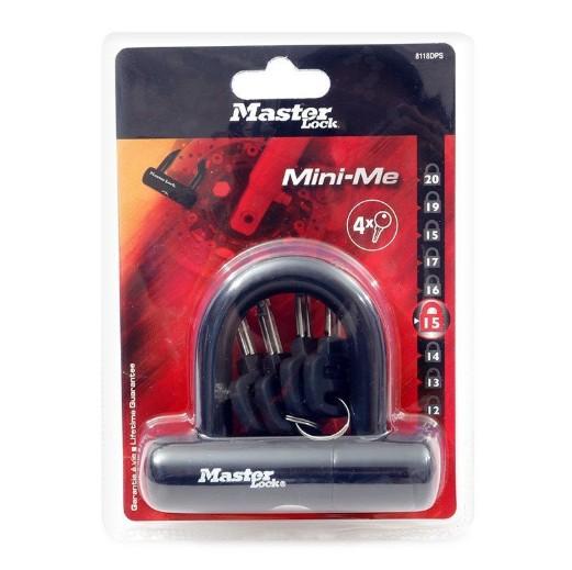 [HCM]Khóa móc Master Lock 93mm 8118 EURDPSF  (Màu Đen)