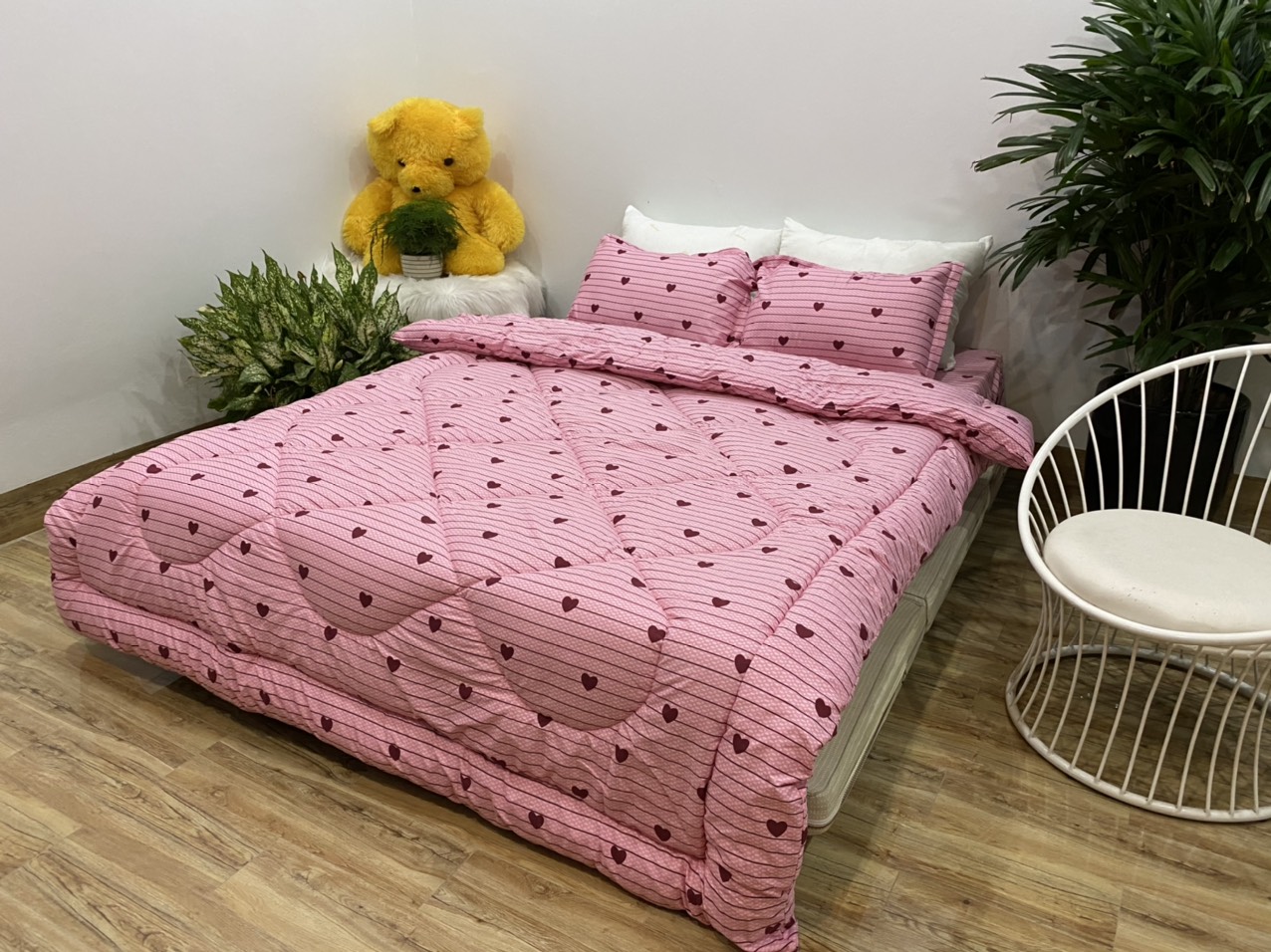 Chăn phao siêu nhẹ cực ấm 1m8x2m mẫu hello kitty