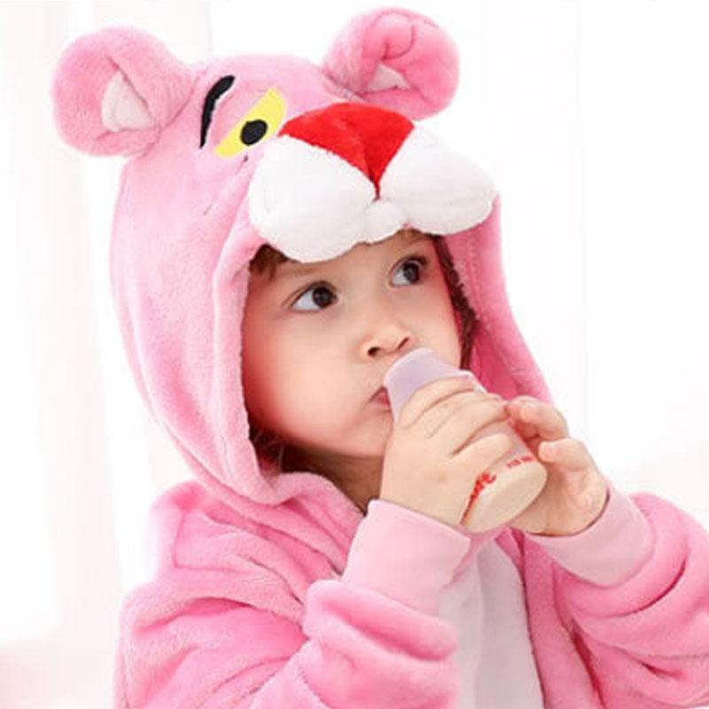 Bộ Đồ Thú Pijama Báo Hồng