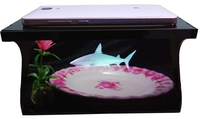 [HCM]Máy Chiếu 3D Hologram 180 độ dành cho điện thoại Sam Sung
