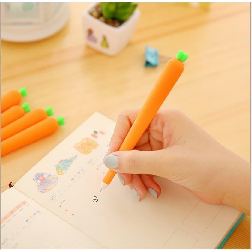 COMBO 3 BÚT CÀ RỐT SIÊU CUTE  KHUYẾN MÃI CỰC SỐC