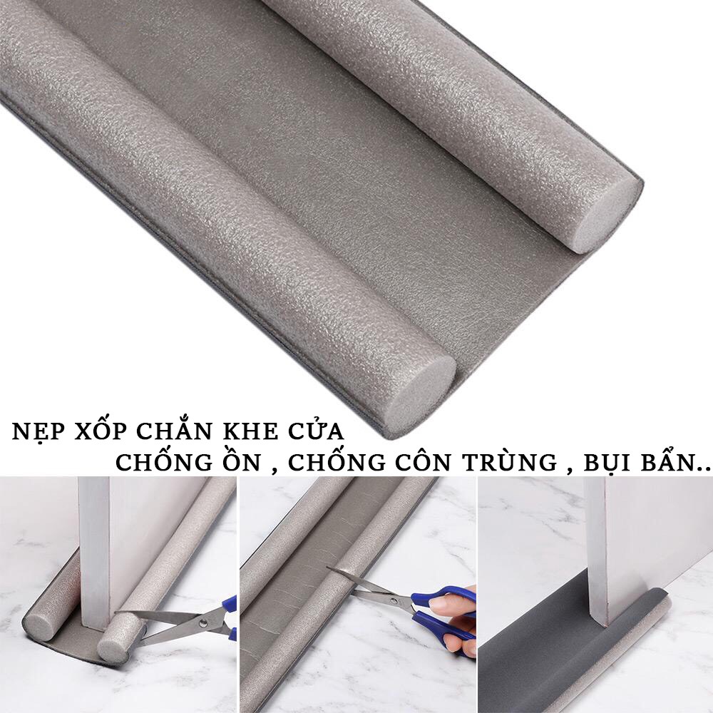 Sét 2 thanh xốp chặn khe cửa