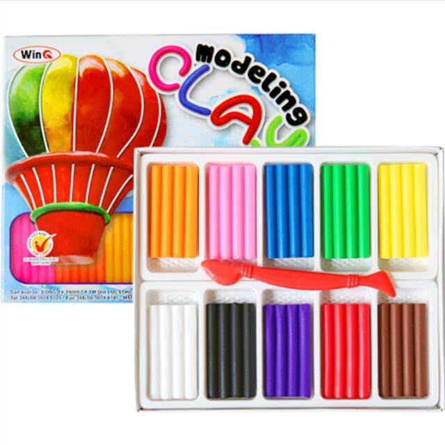 Đất nặn WinQ 10 màu D-10